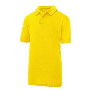 Just Cool Kids Big Boys Sports Polo Plain Shirt (Pack of 2) / Sun Yellow